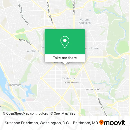 Suzanne Friedman map