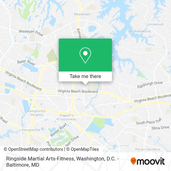 Ringside Martial Arts-Fitness map