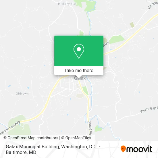 Galax Municipal Building map