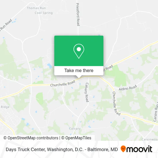Days Truck Center map