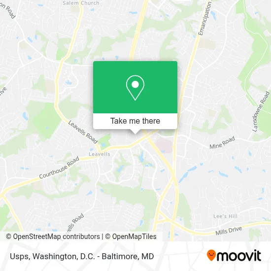 Usps map