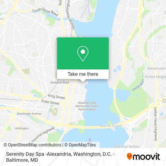 Serenity Day Spa -Alexandria map