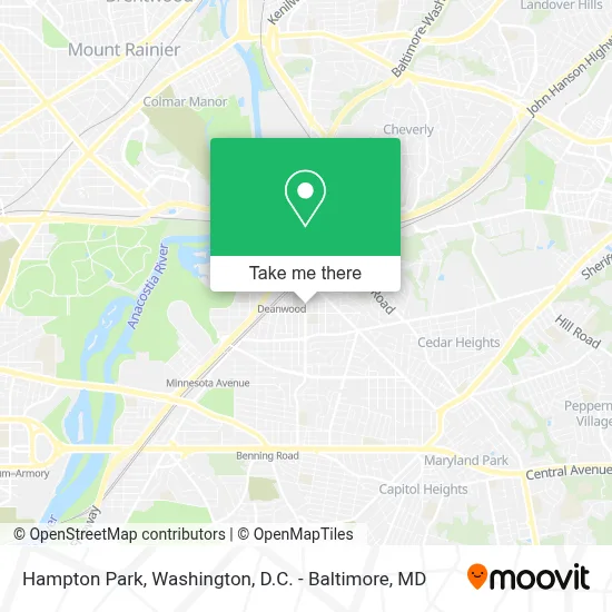 Hampton Park map