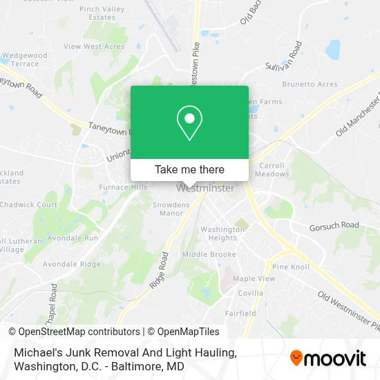 Michael's Junk Removal And Light Hauling map