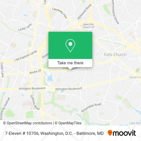 7-Eleven # 10706 map