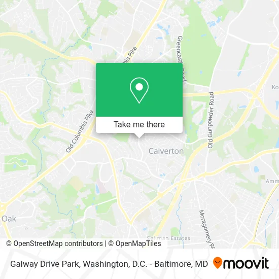 Galway Drive Park map