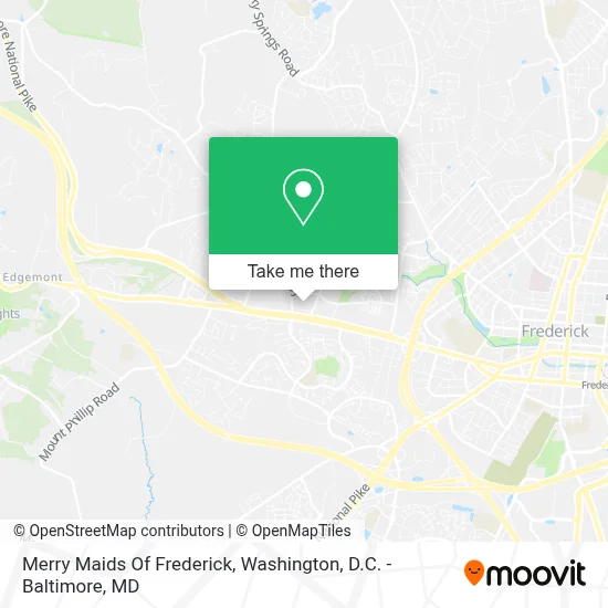 Merry Maids Of Frederick map