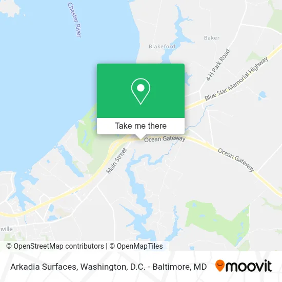 Arkadia Surfaces map