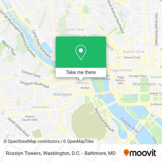 Rosslyn Towers map
