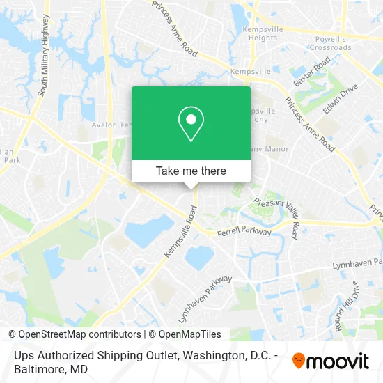 Ups Authorized Shipping Outlet map