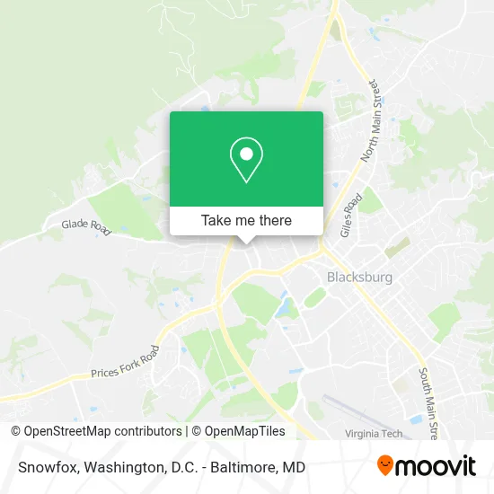 Snowfox map