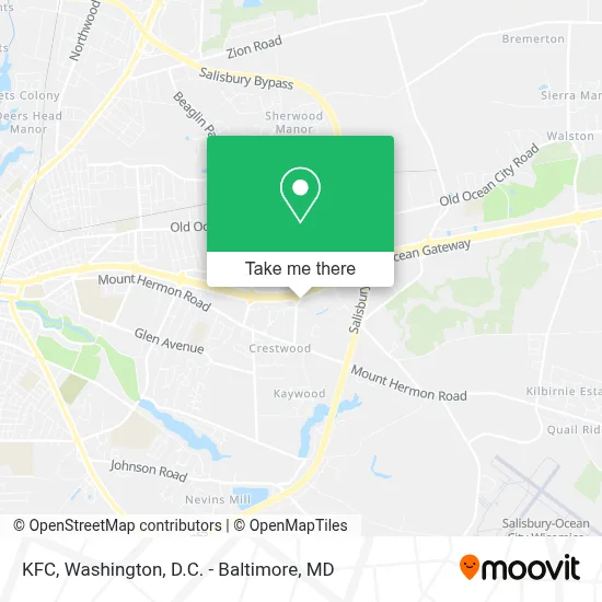Kfc map