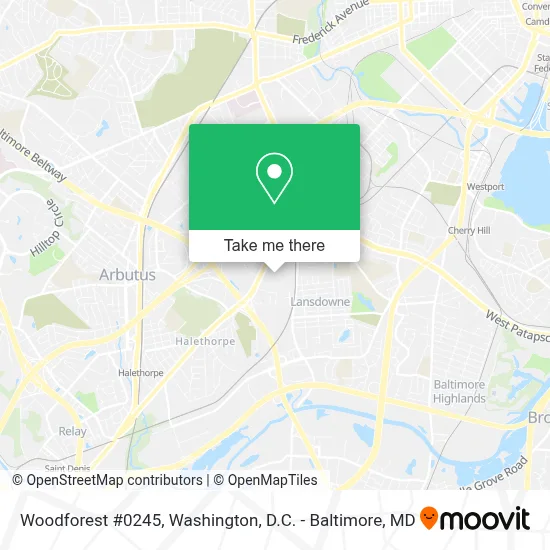 Woodforest #0245 map