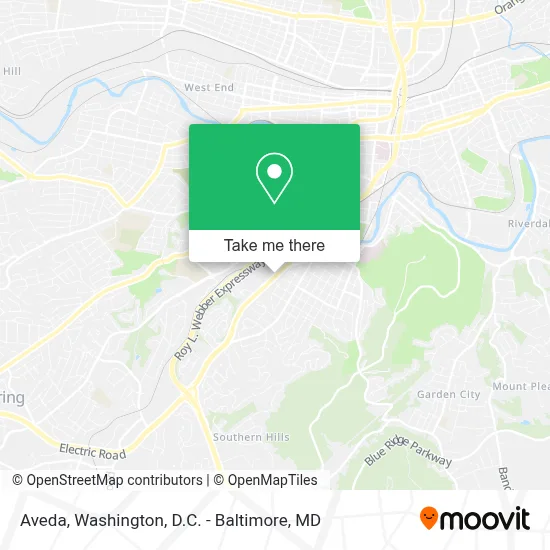 Aveda map