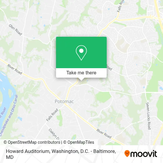 Howard Auditorium map