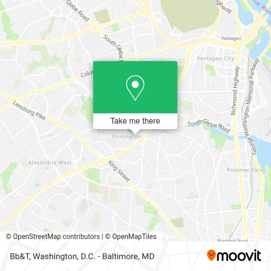 Bb&T map