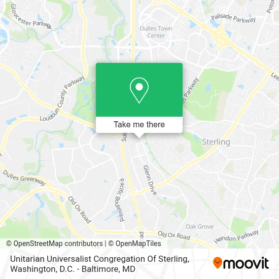 Unitarian Universalist Congregation Of Sterling map