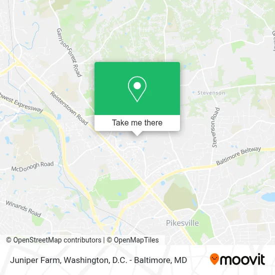 Juniper Farm map