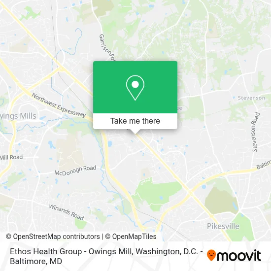 Ethos Health Group - Owings Mill map