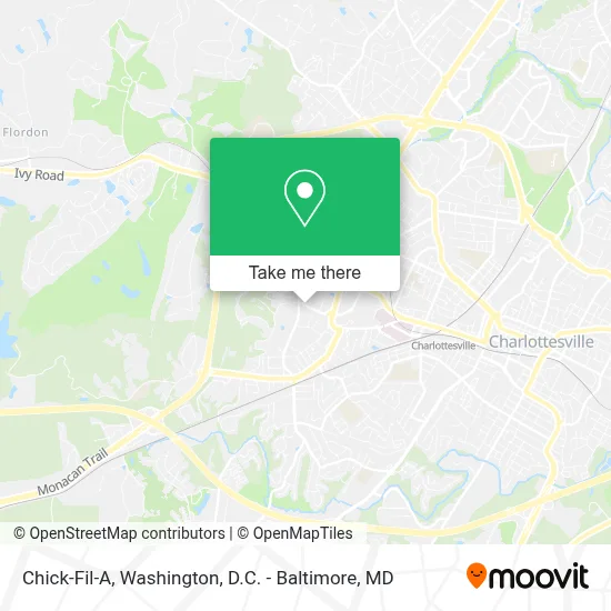 Chick-Fil-A map