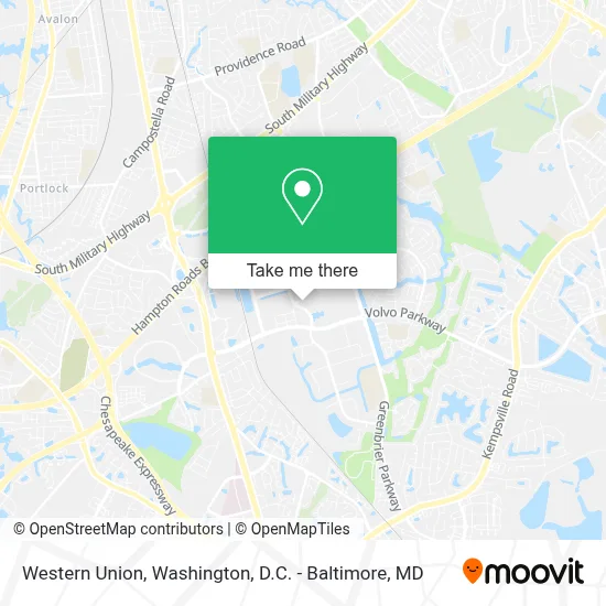 Western Union map