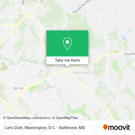 Let's Dish map