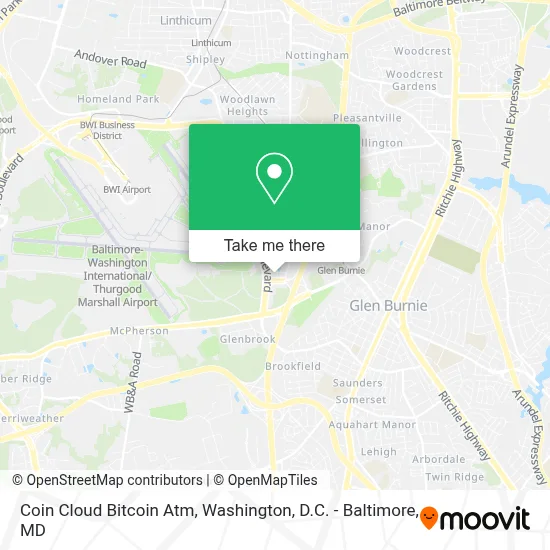 Coin Cloud Bitcoin Atm map