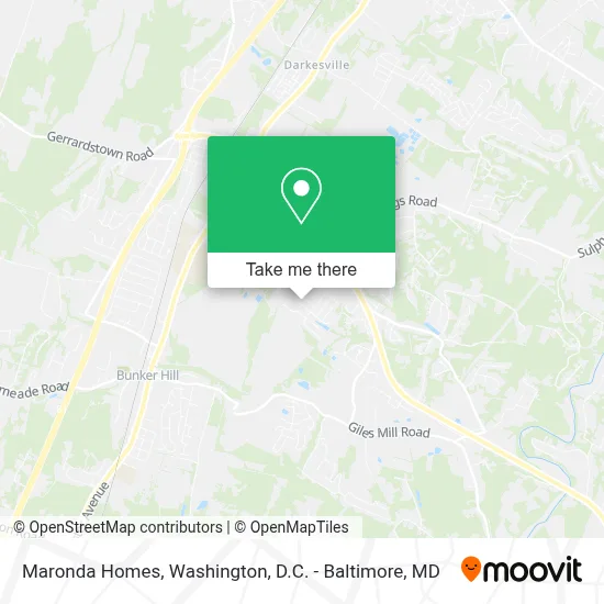 Maronda Homes map