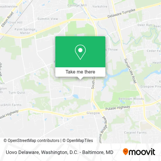 Uovo Delaware map