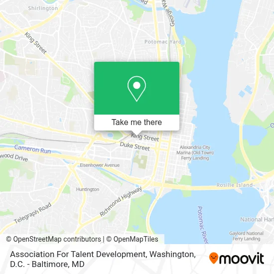 Association For Talent Development map