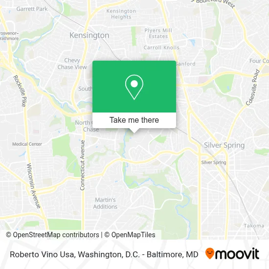 Roberto Vino Usa map