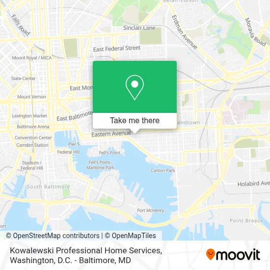Kowalewski Professional Home Services map