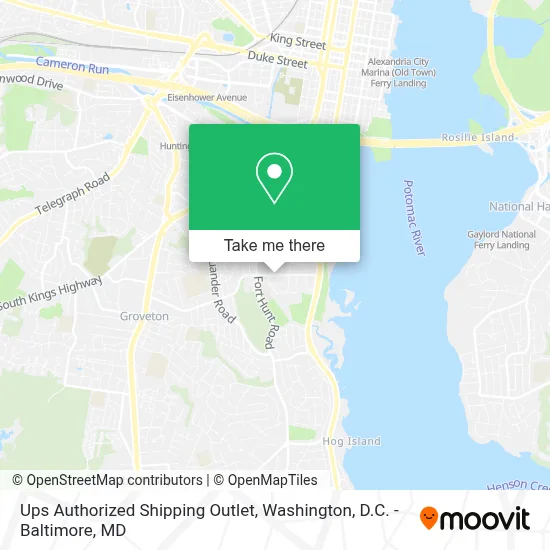 Ups Authorized Shipping Outlet map