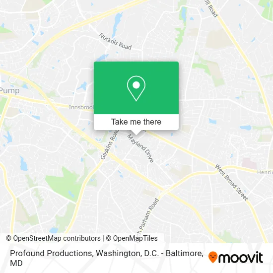 Profound Productions map