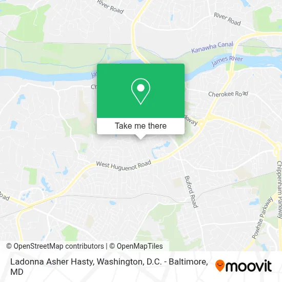 Ladonna Asher Hasty map