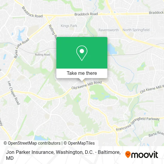 Jon Parker Insurance map