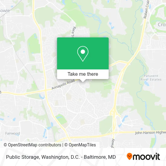Public Storage map