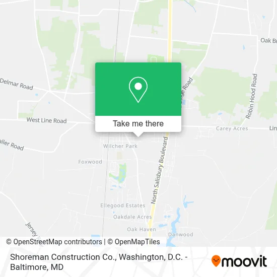 Shoreman Construction Co. map