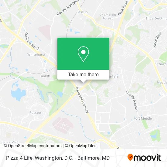 Pizza 4 Life map