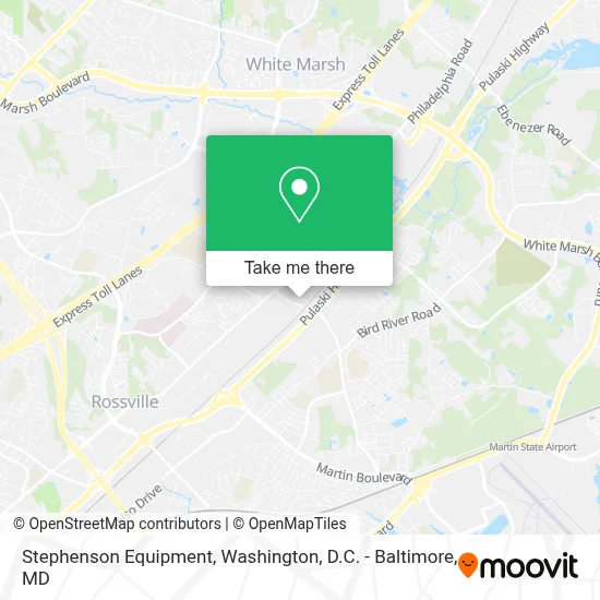 Stephenson Equipment map