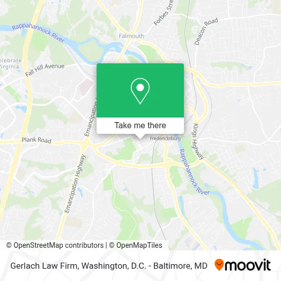 Gerlach Law Firm map