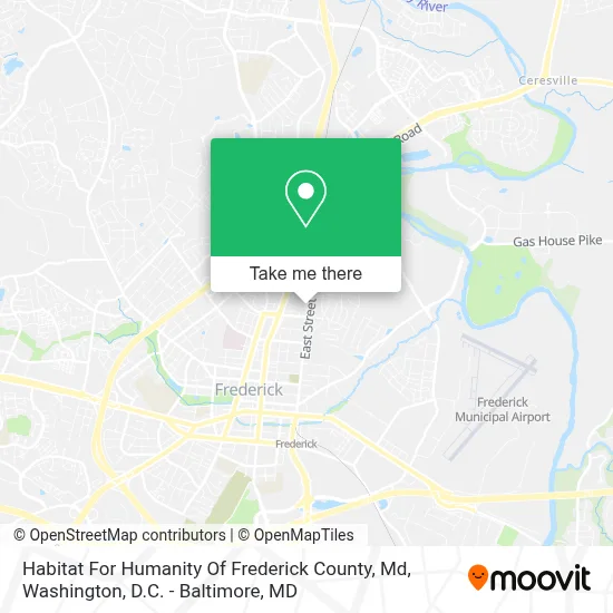 Habitat For Humanity Of Frederick County, Md map