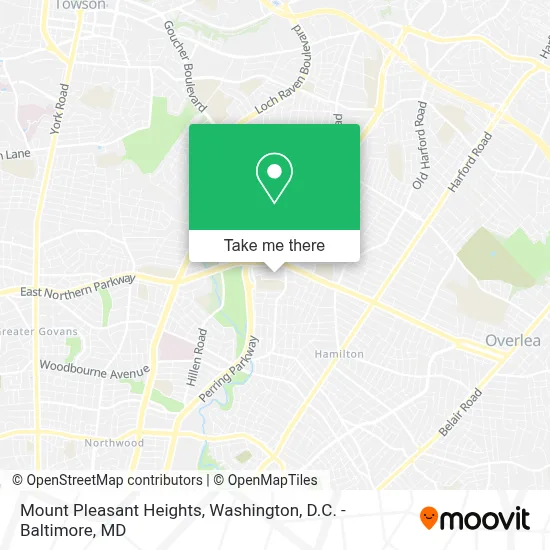 Mount Pleasant Heights map