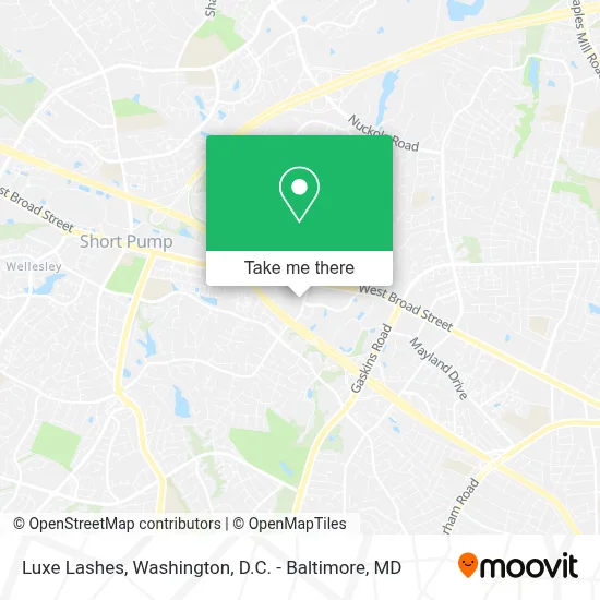 Luxe Lashes map