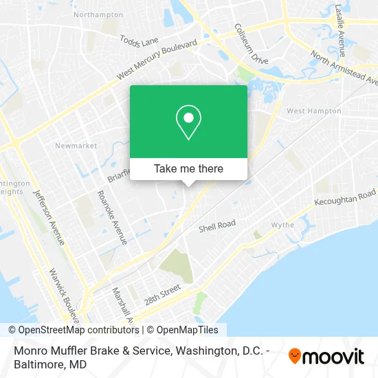 Monro Muffler Brake & Service map