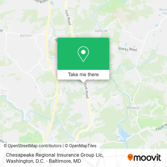 Chesapeake Regional Insurance Group Llc map