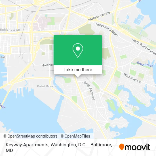 Keyway Apartments map