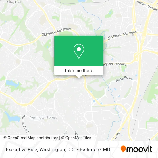Executive Ride map
