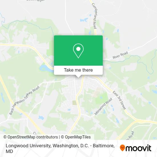 Longwood University map