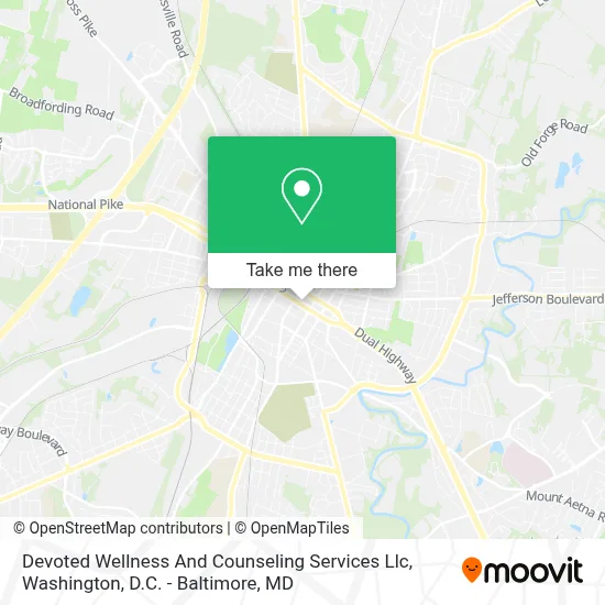 Devoted Wellness And Counseling Services Llc map